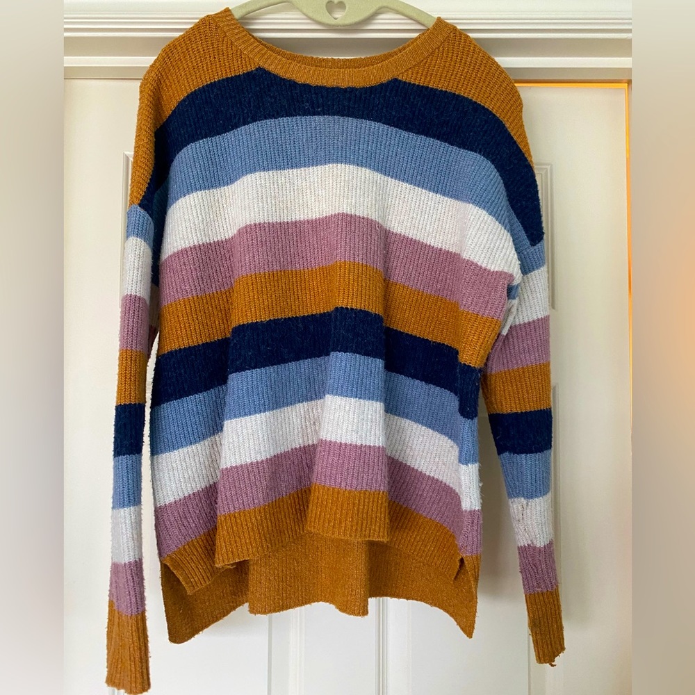 Cozy striped sweater